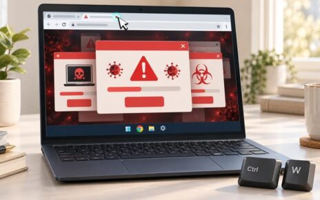 Fałszywy alert wirusowy, bezpiecznie zamknij kartę